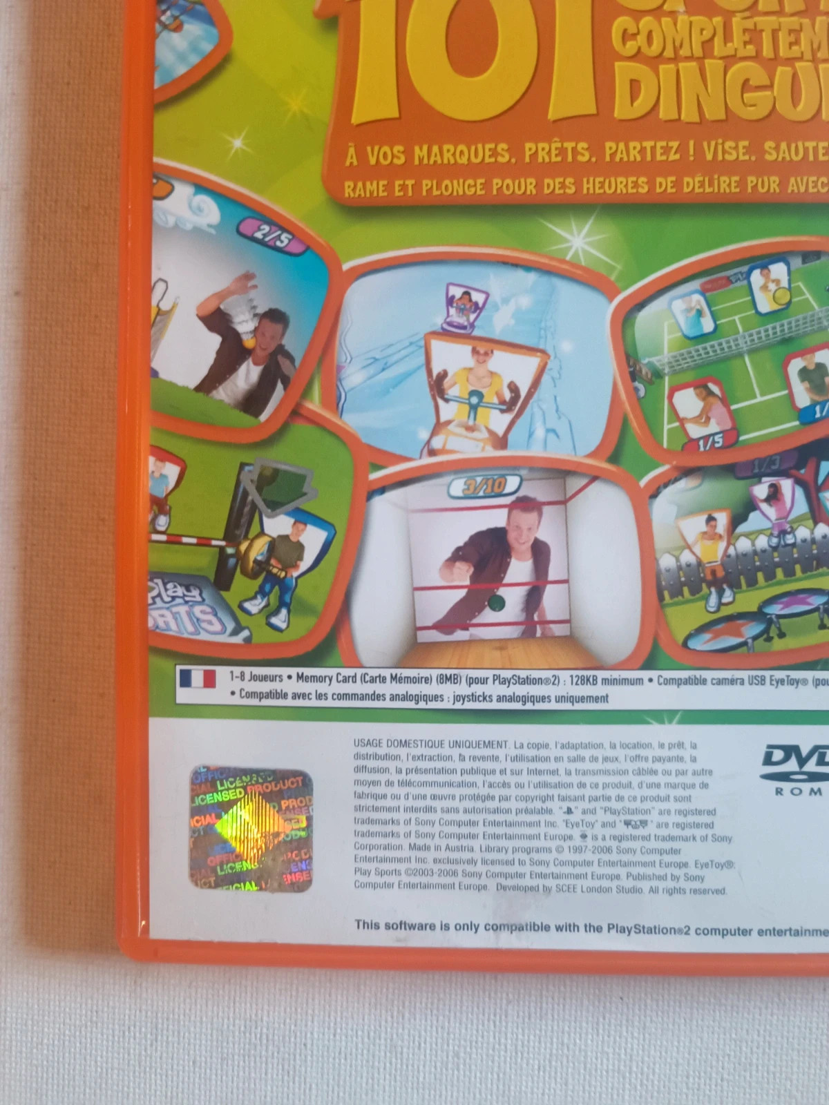 Jeu Eye Toy Play Sports pour PS2 3