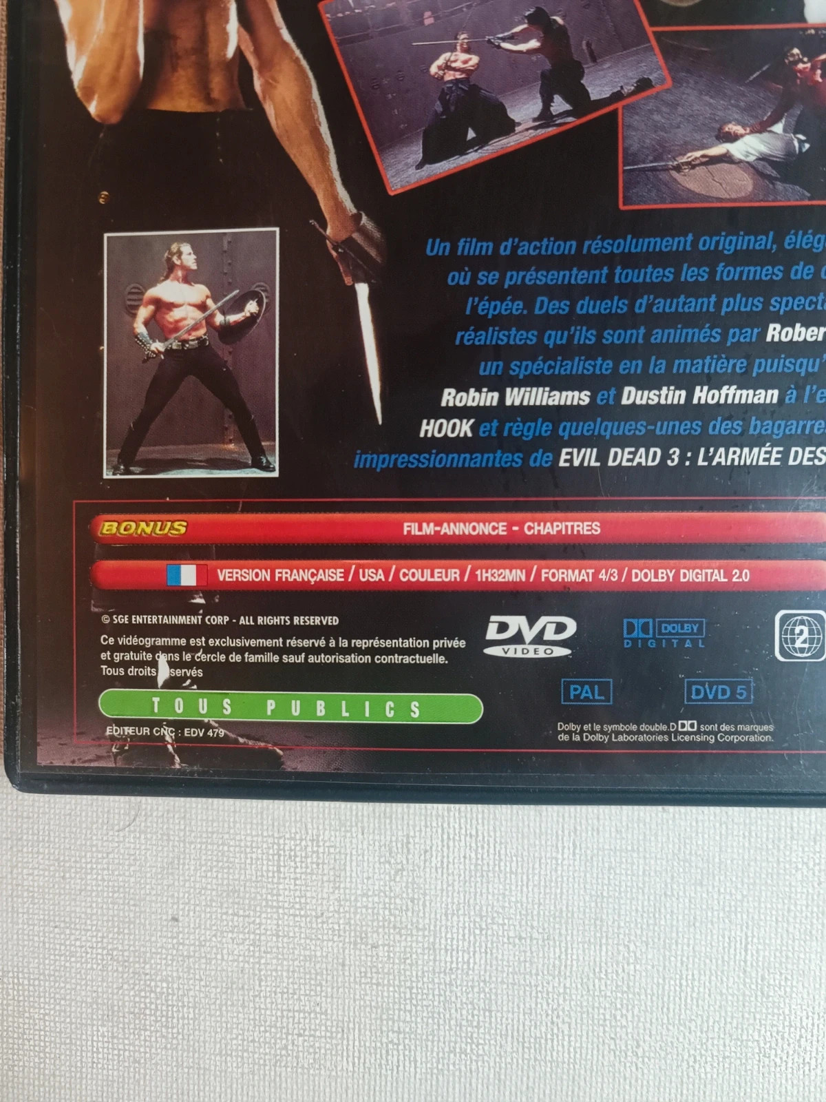 Dvd Le Cercle De L'épée 3