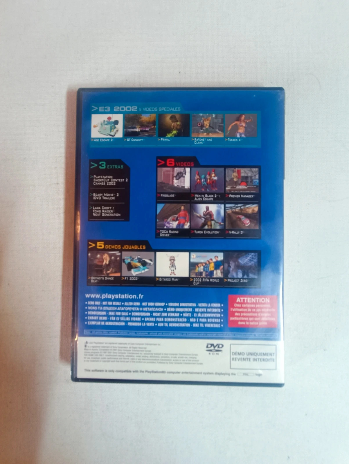 Demo PlayStation 2 magazine 22-23 Juillet-Aout PS2 5