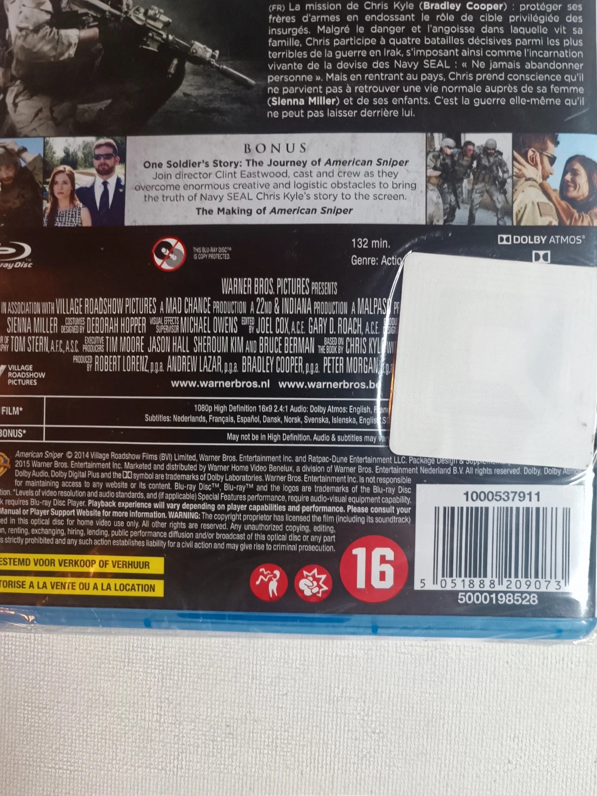 Blu-ray American Sniper sous blister 3