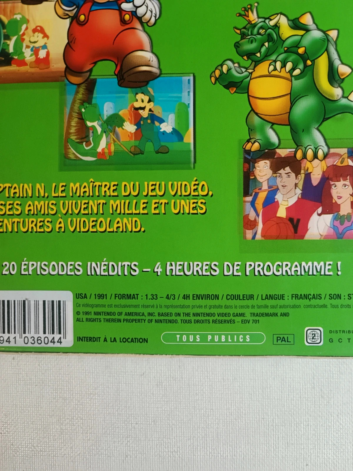 Coffret de 3 Dvd super mario World 4 3