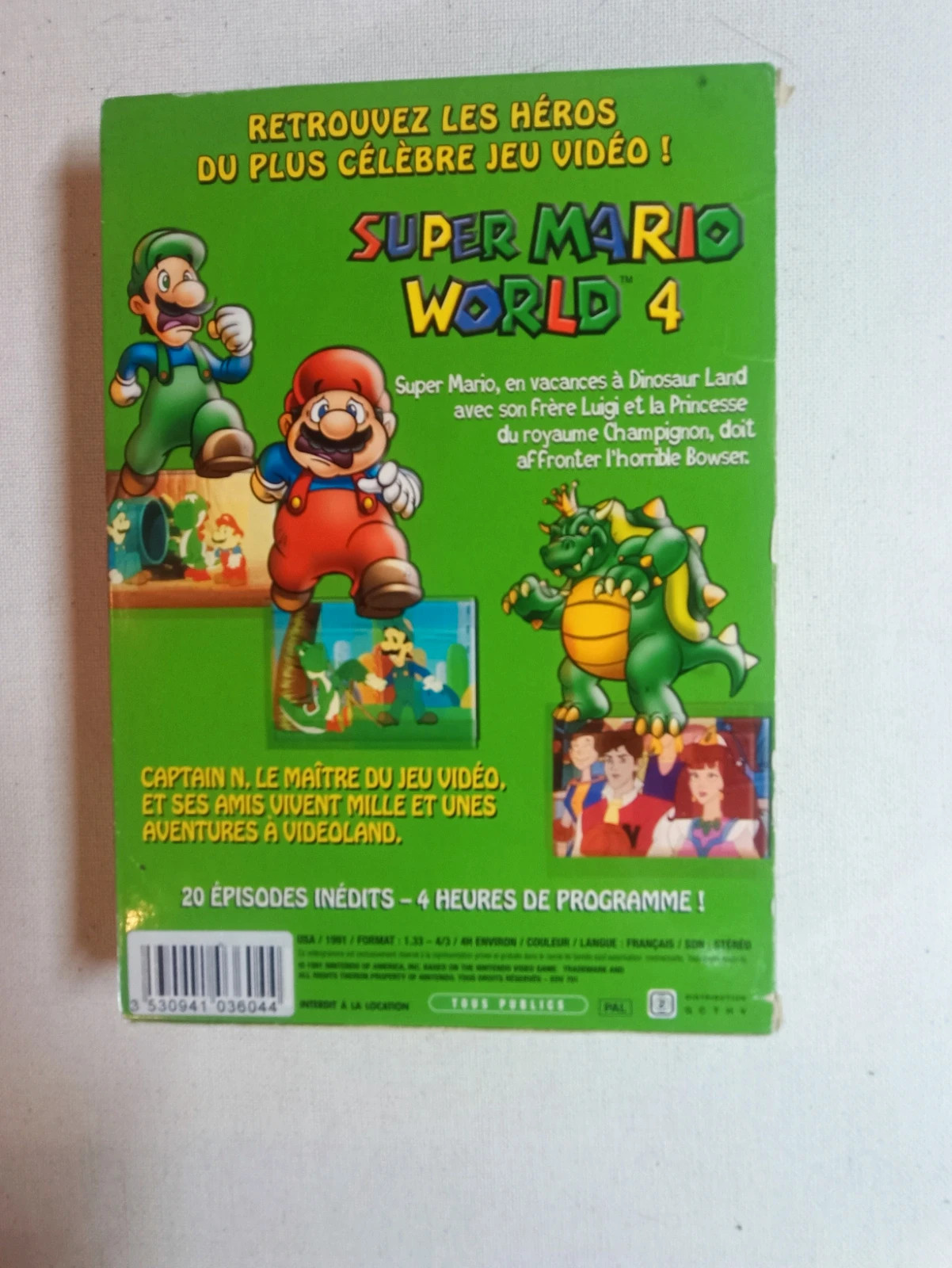 Coffret de 3 Dvd super mario World 4 2