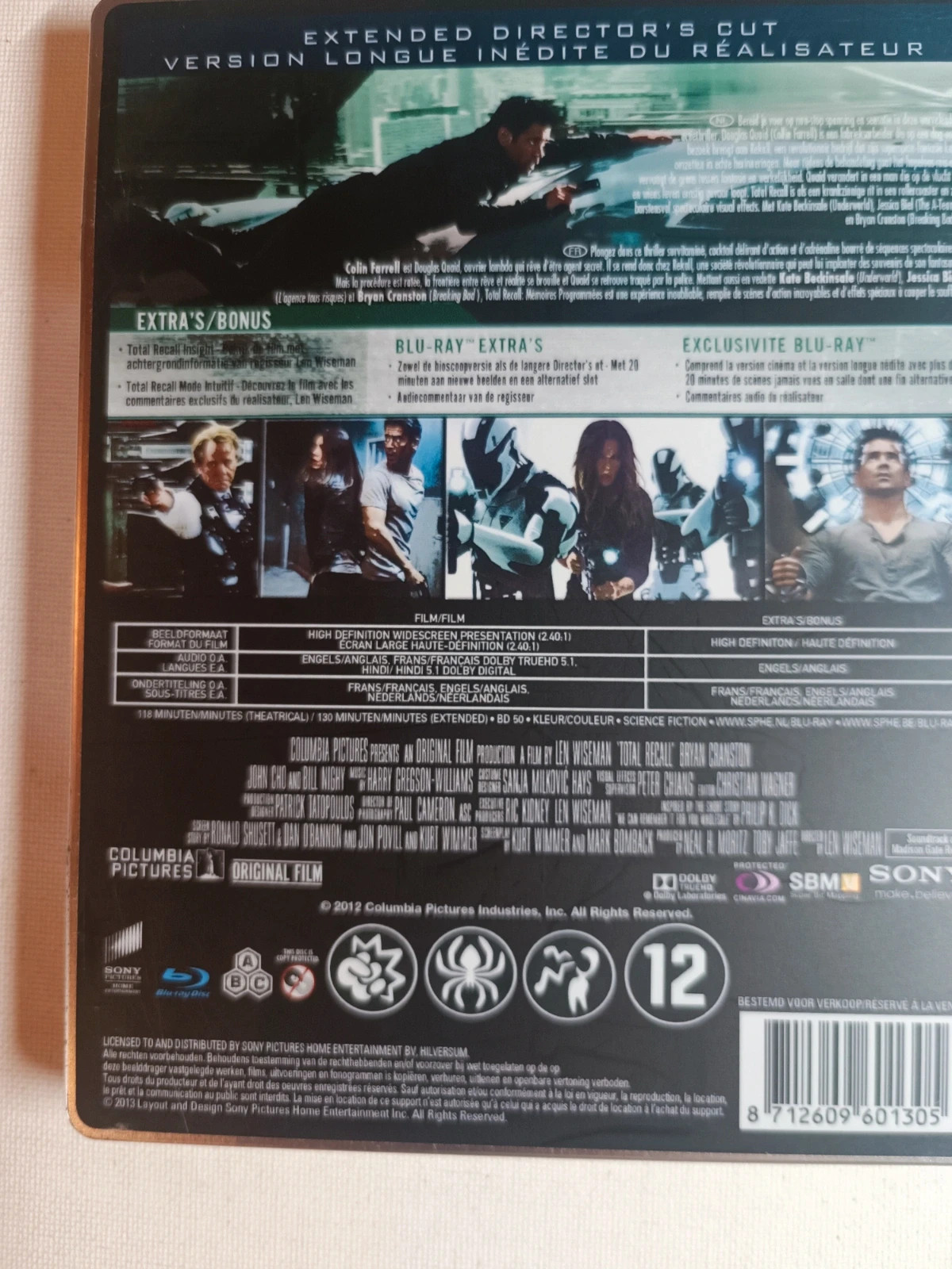 Blu-ray Total Recall edition limité steelboock 3