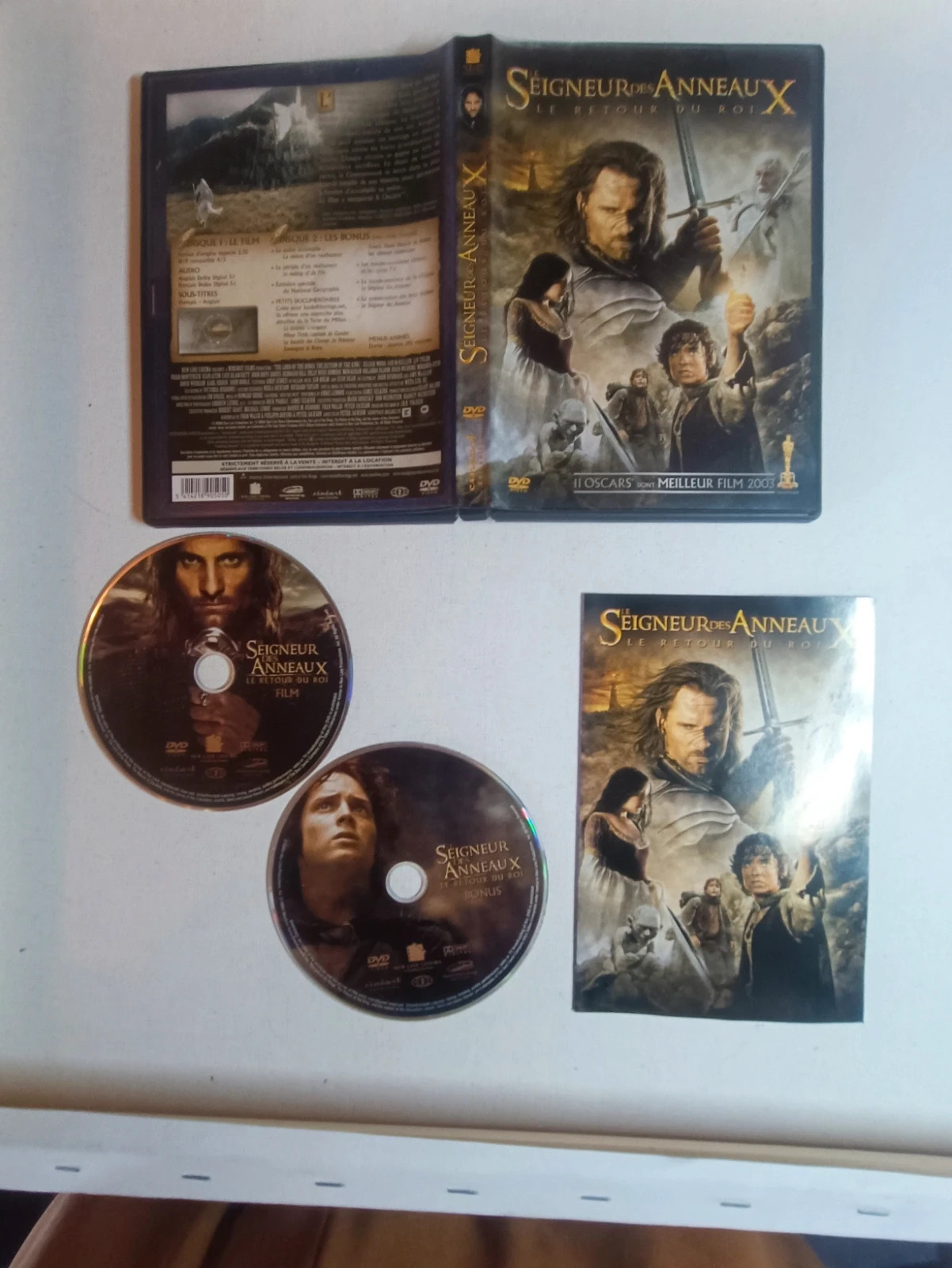 Dvd Le Seigneur des Anneaux Le Retour du Roi 5