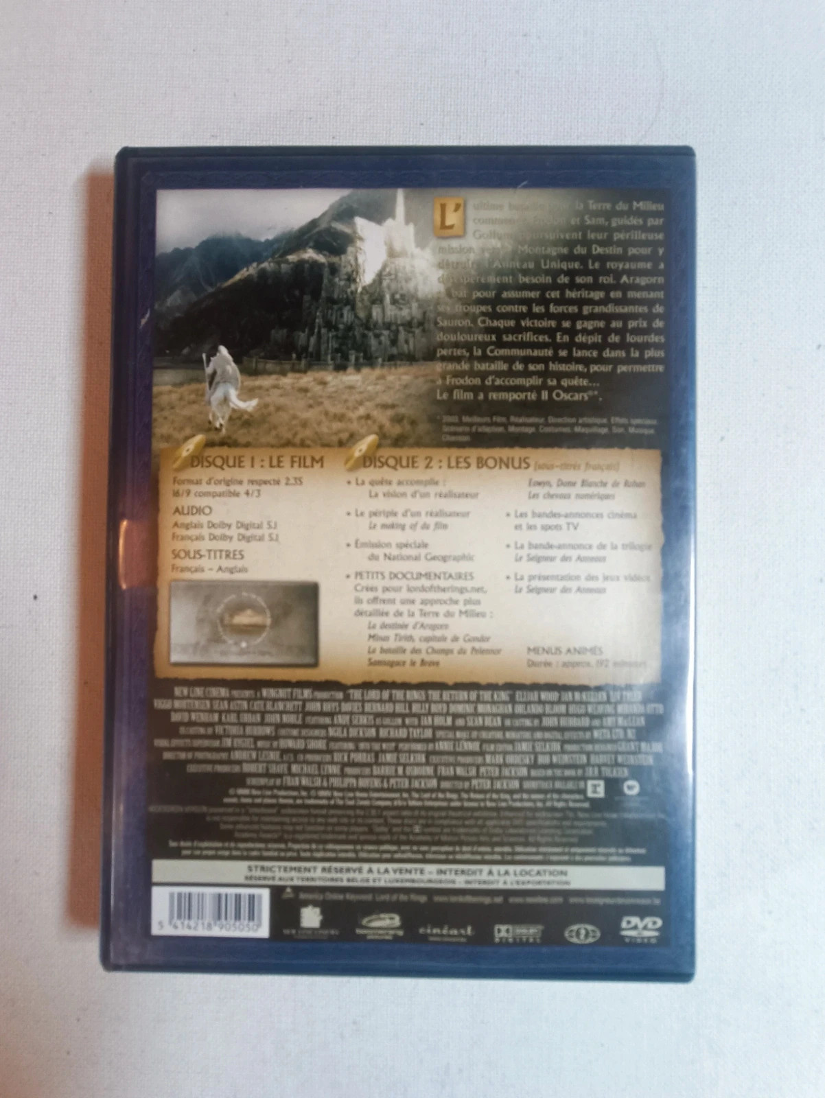Dvd Le Seigneur des Anneaux Le Retour du Roi 2