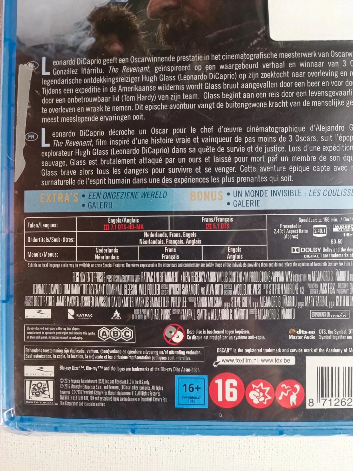 Blu-ray The Revenant sous blister 3
