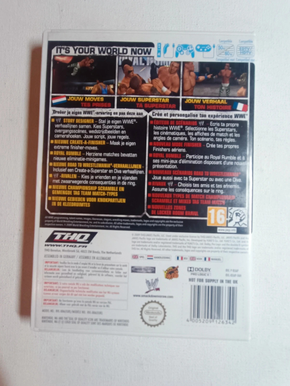 Jeu SmackDown vs Raw 2010 pour Wii 2