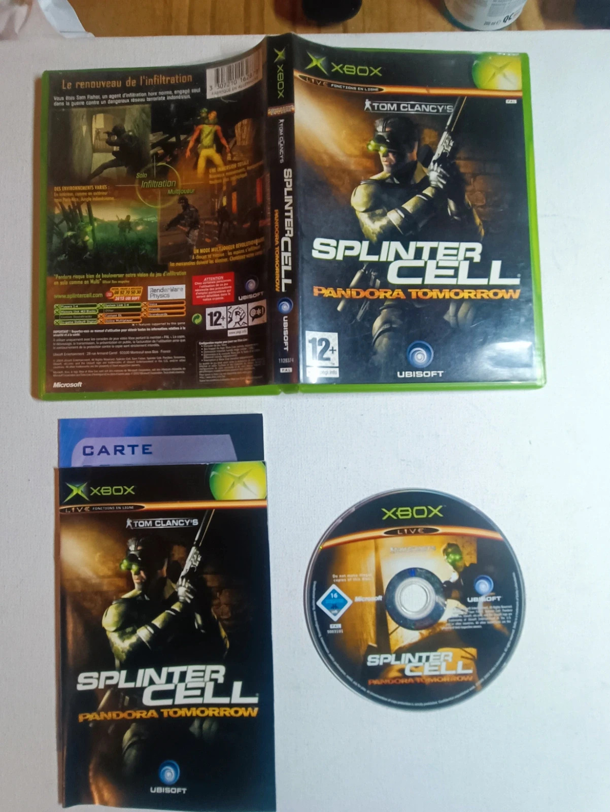 Jeu Splinter Cell Pandora Tomorrow pour Xbox original 4