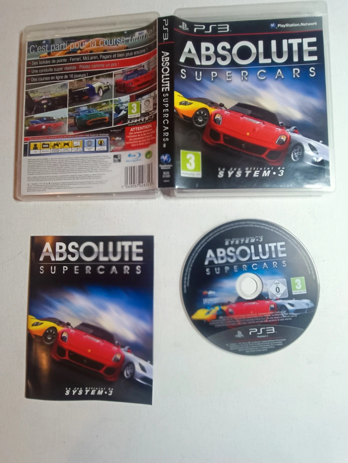 Jeu Absolute Supercars pour PS3 4