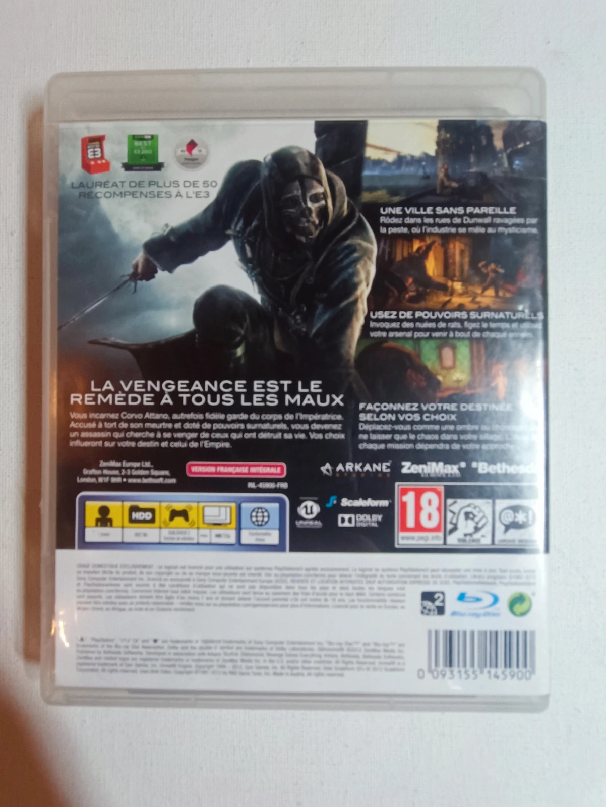 Jeu Dishonored pour PS3 2