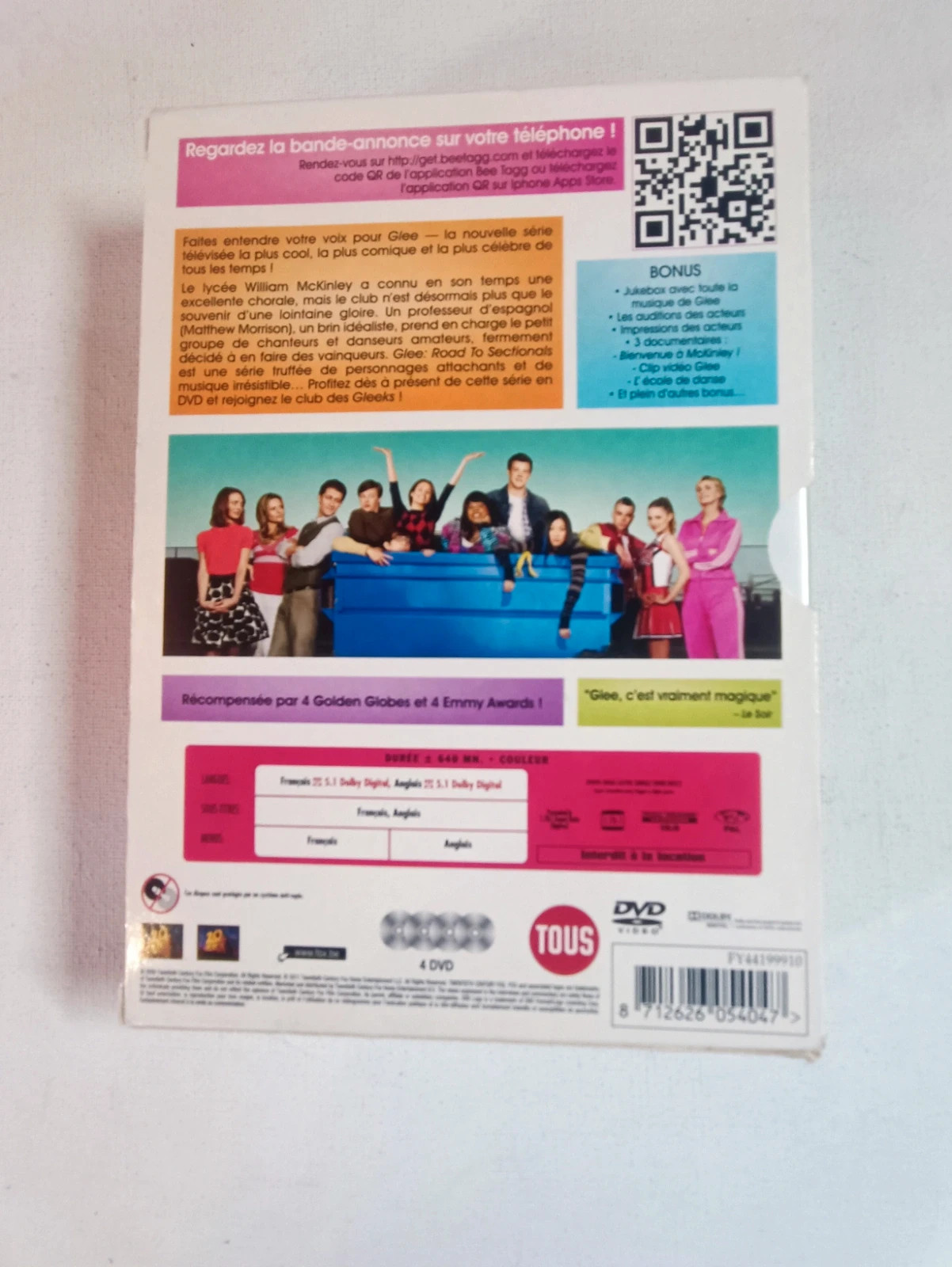 Coffret de 4 Dvd Glee Saison 1 volume 1 3