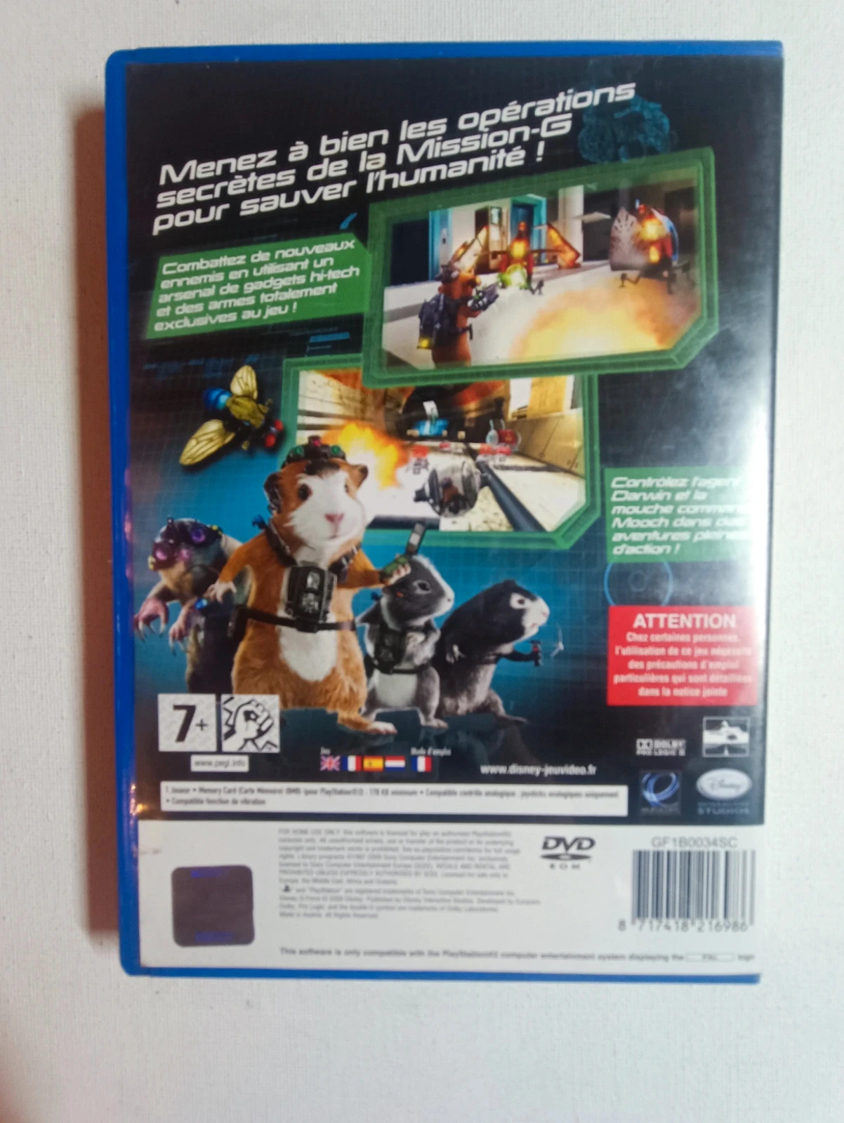 Jeu Mission-G pour PS2 2
