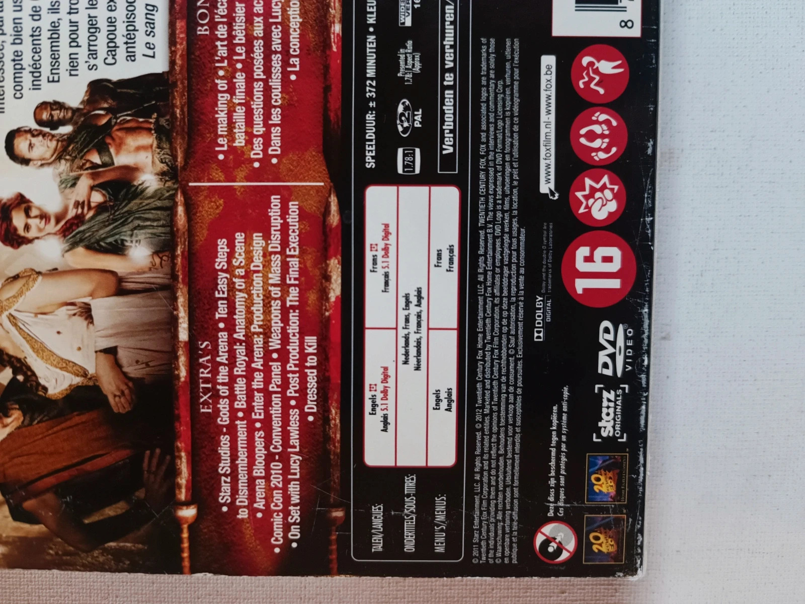 Coffret de 3 Dvd Spartacus saison 2 3