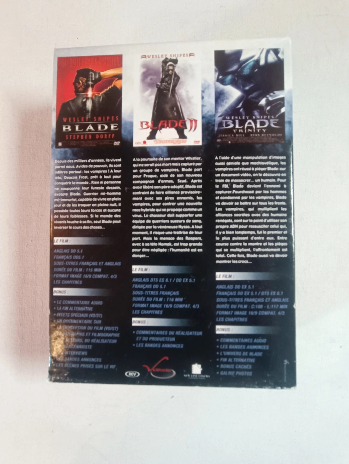 Coffret de 4 Dvd Blade Trilogy 3
