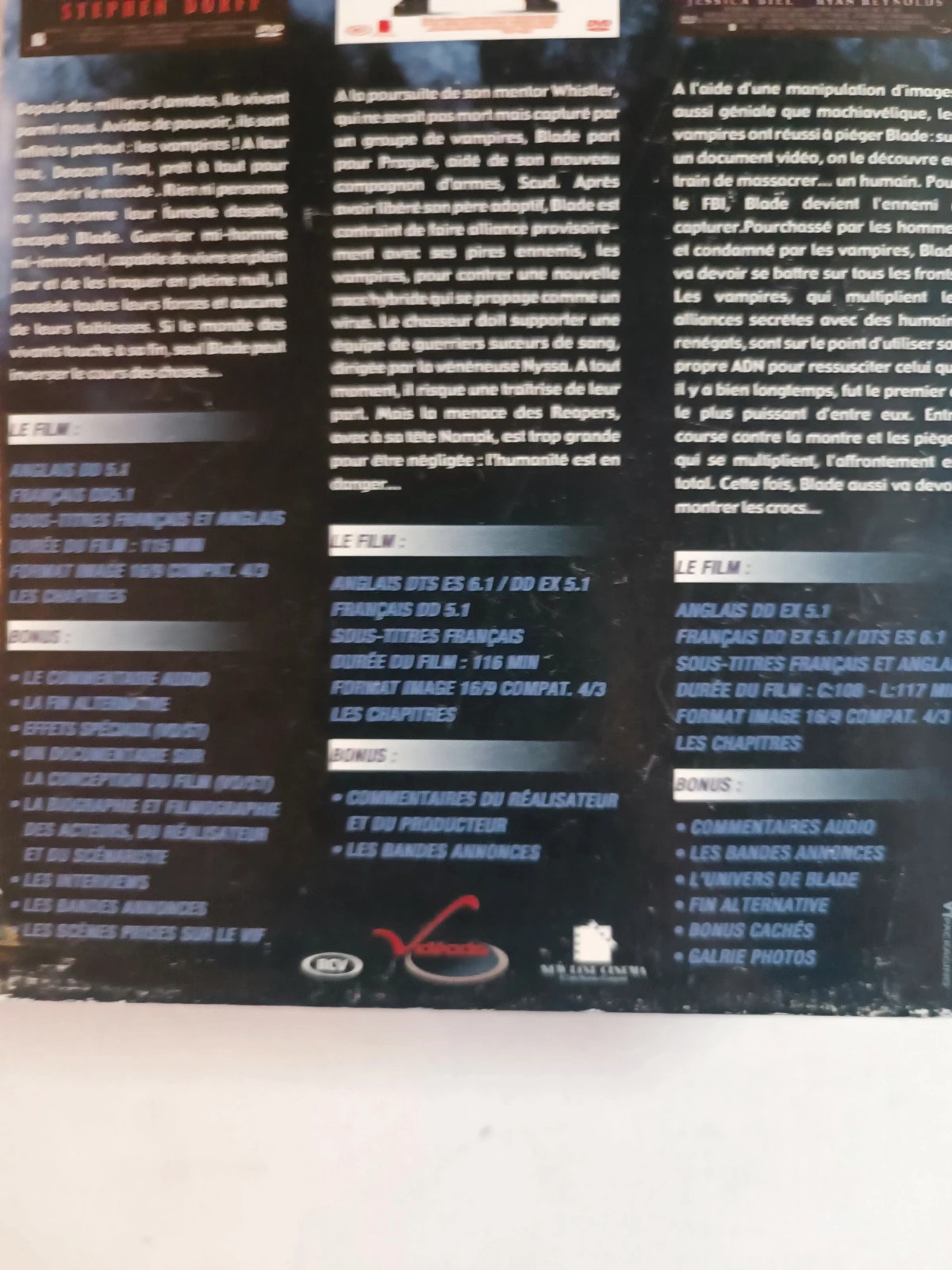 Coffret de 4 Dvd Blade Trilogy 4