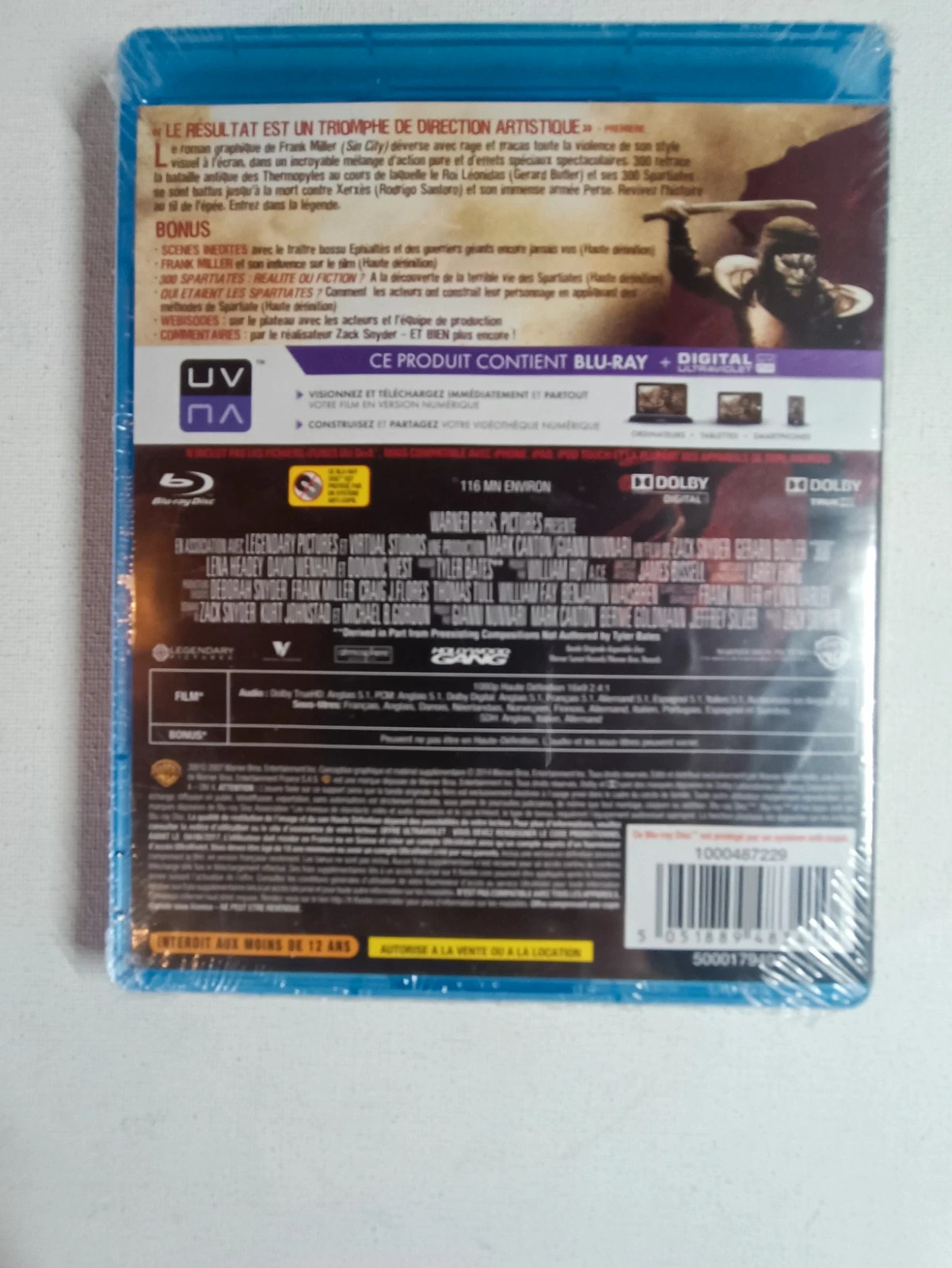 Blu-ray 300 sous blister 2
