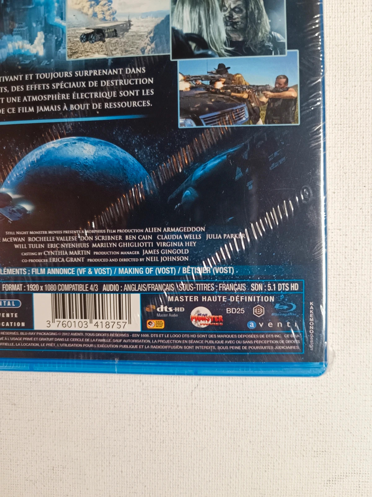 Blu-ray Alien Armageddon sous blister 3