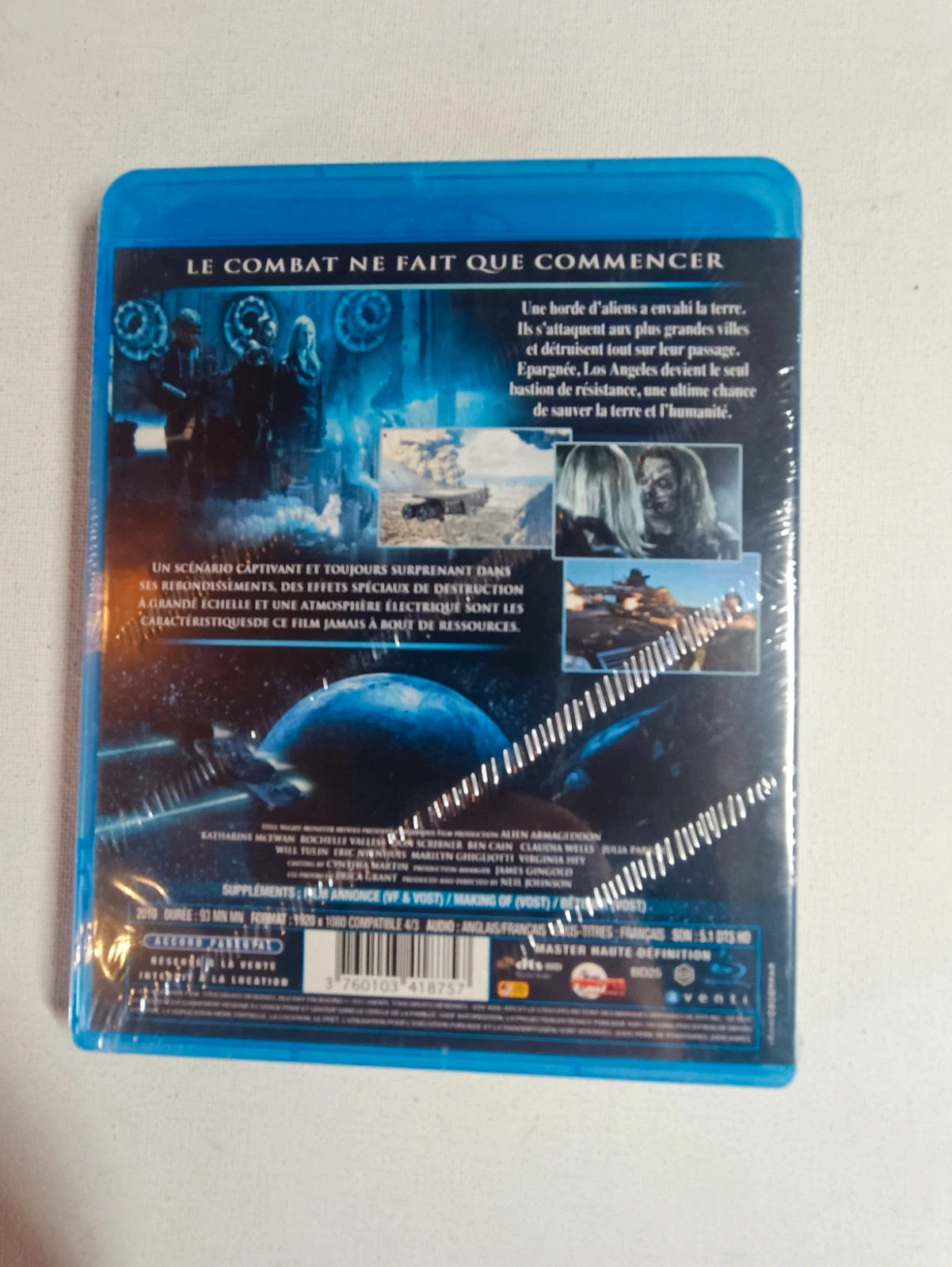 Blu-ray Alien Armageddon sous blister 2