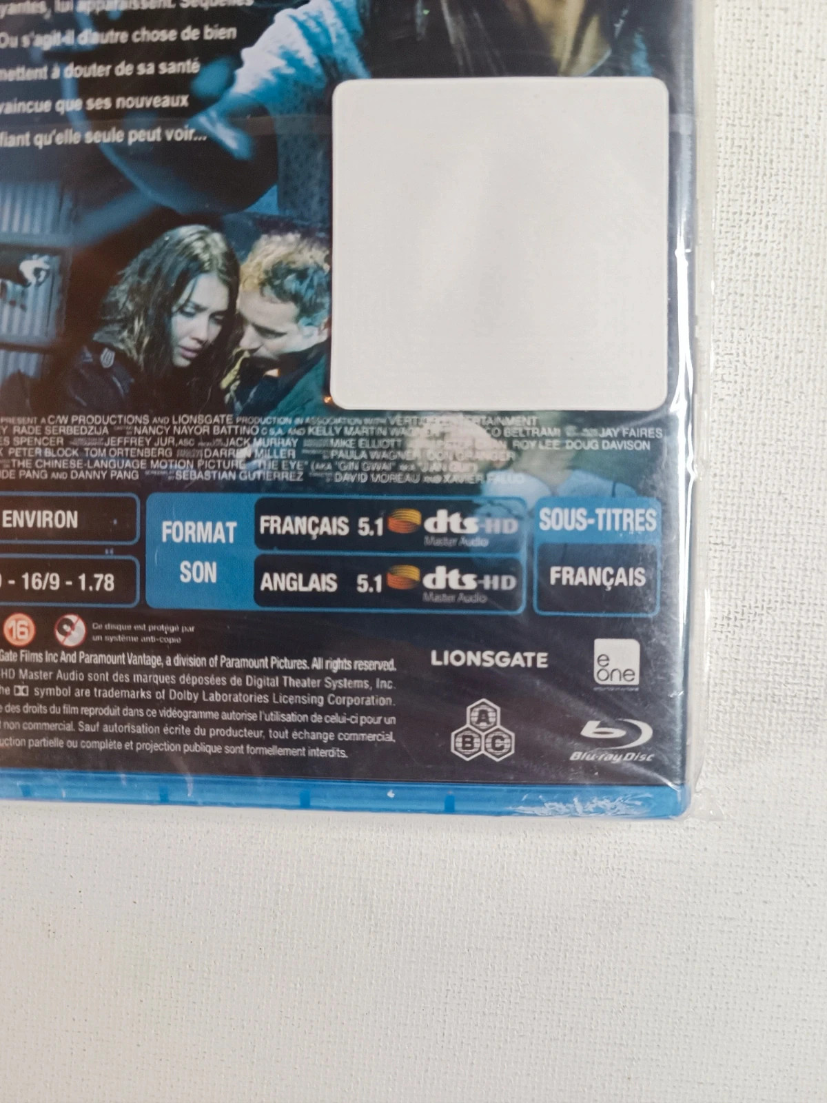 Blu-ray The Eye sous blister 4
