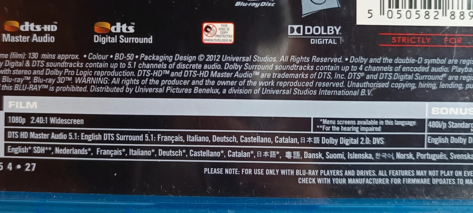 Blu-ray + Dvd Battleship 4
