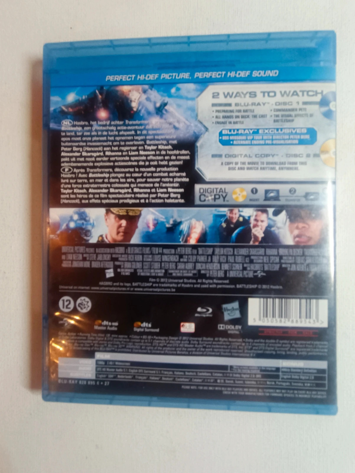 Blu-ray + Dvd Battleship 2