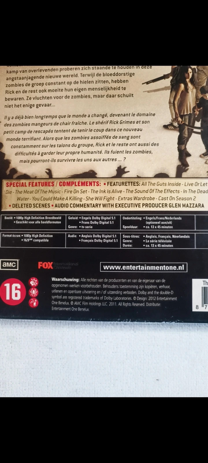 Coffret Blu-ray The Walking Dead Saison 2 5