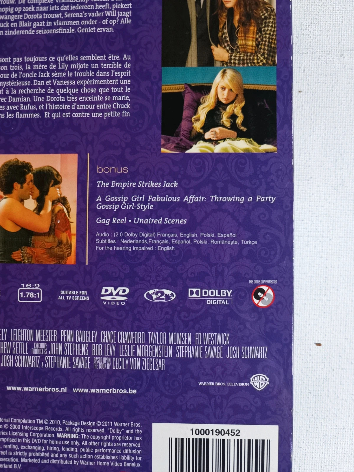 Coffret de 3 dvd série Gossip Girl Saison 3 partie 2 3