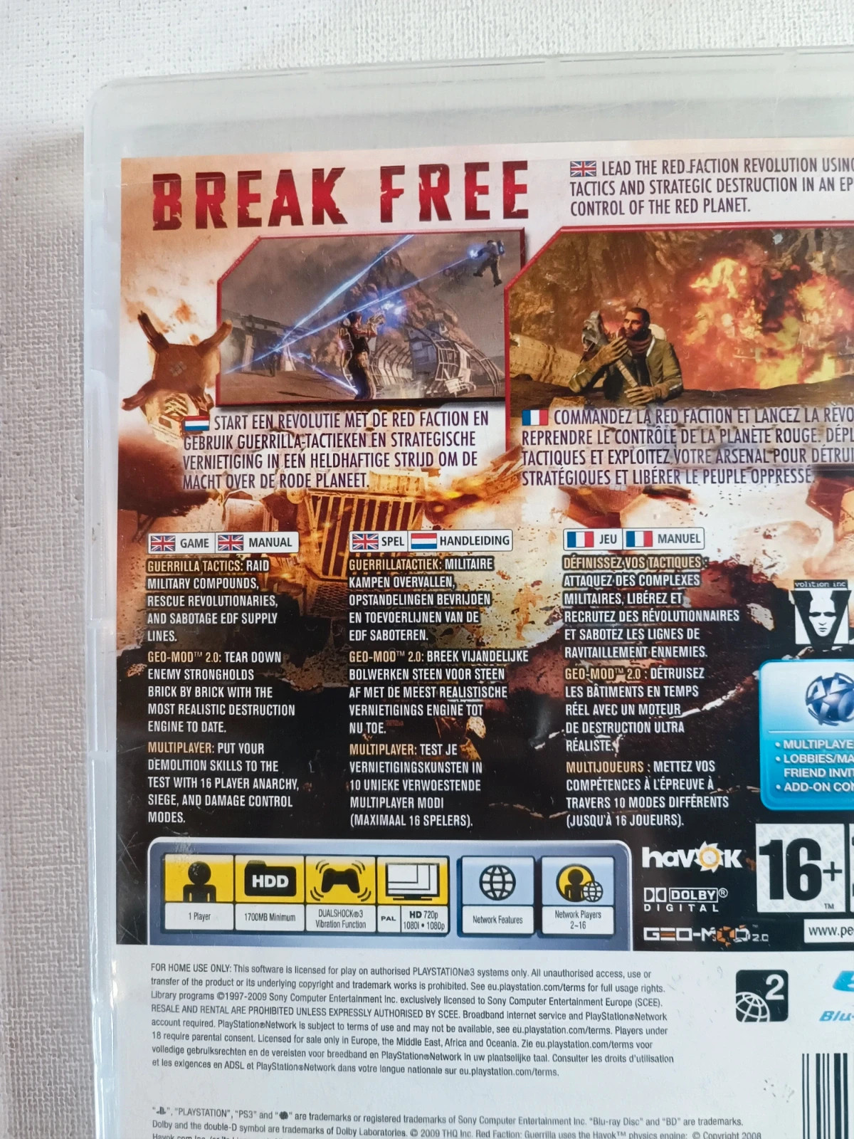 Jeu Red Faction Guerrilla pour PS3 3