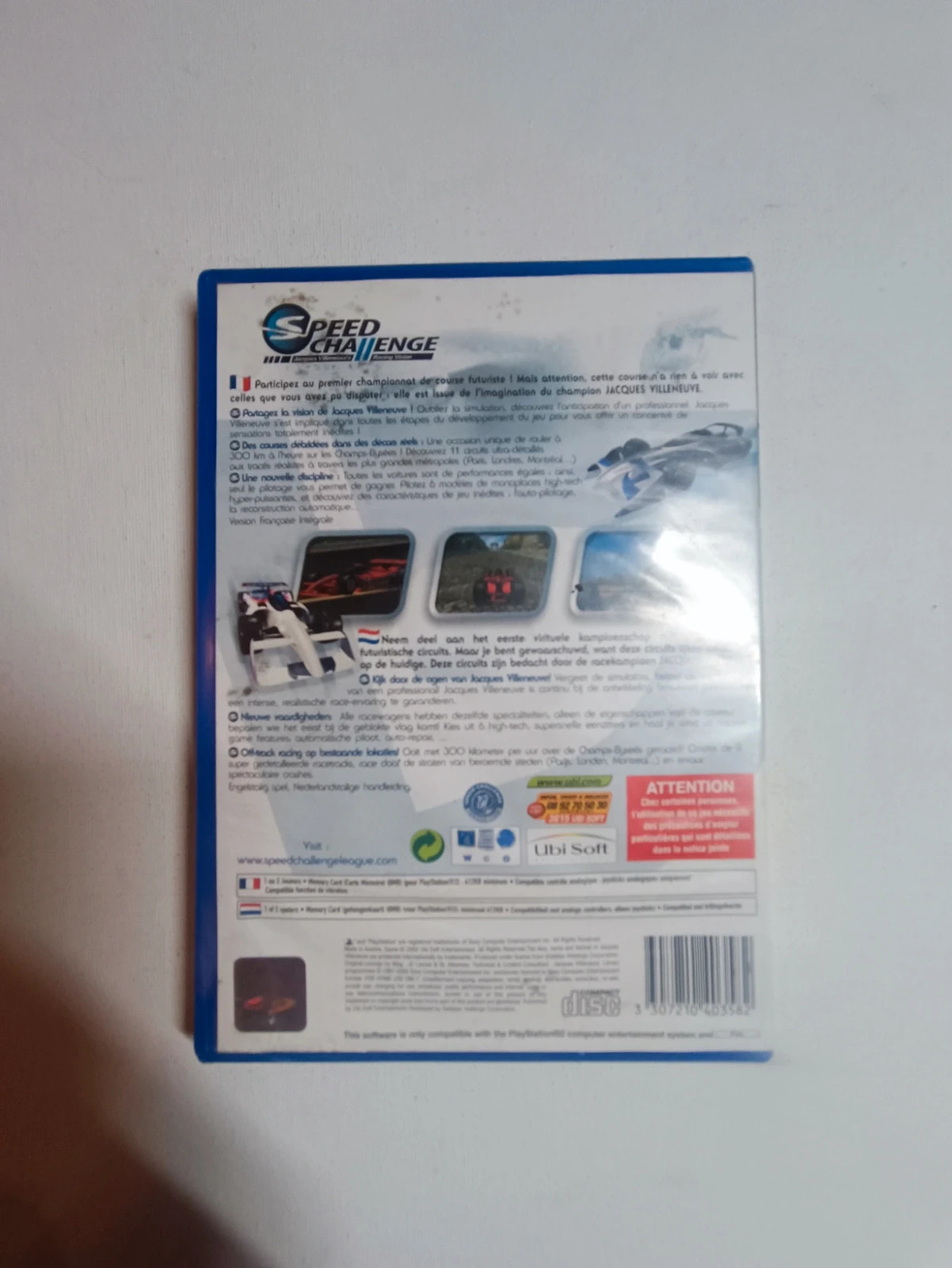 Jeu Speed Challenge pour PS2 2