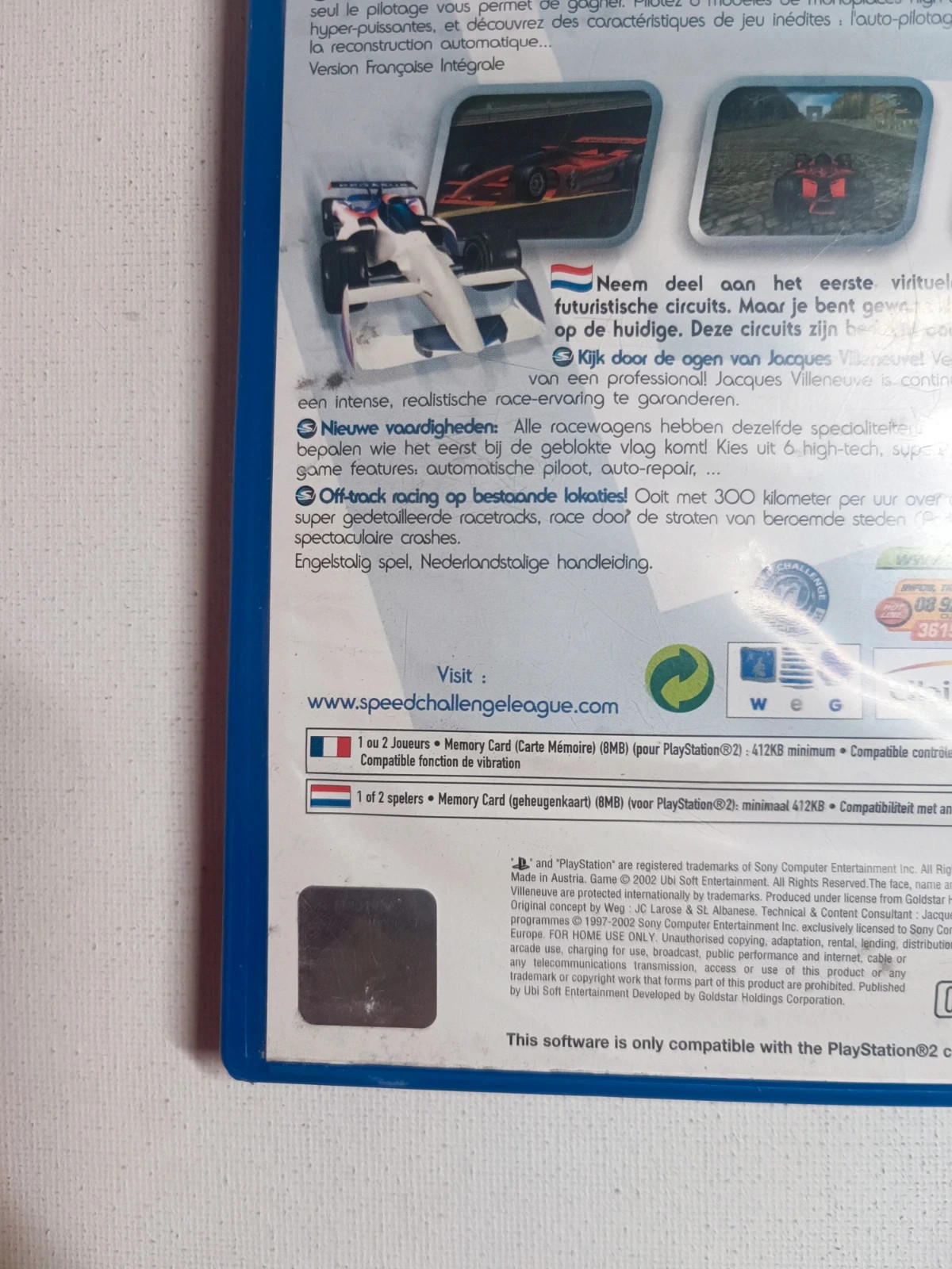 Jeu Speed Challenge pour PS2 3
