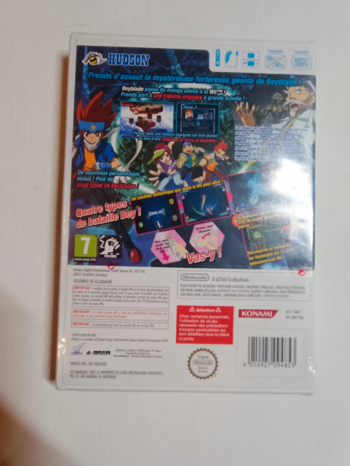 Jeu Beyblade metal fusion pour Wii sous blister 2
