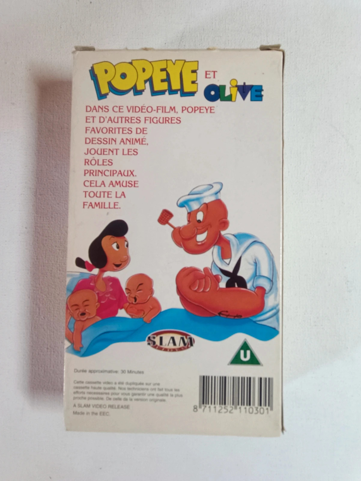 Vhs Vintage Popeye et Olive 2