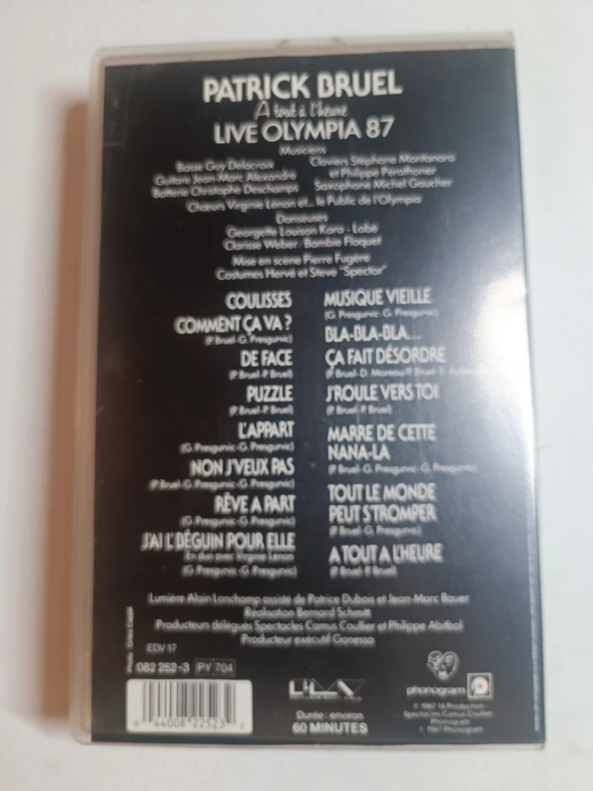 Lot de 2 VHS Patrick Bruel 3