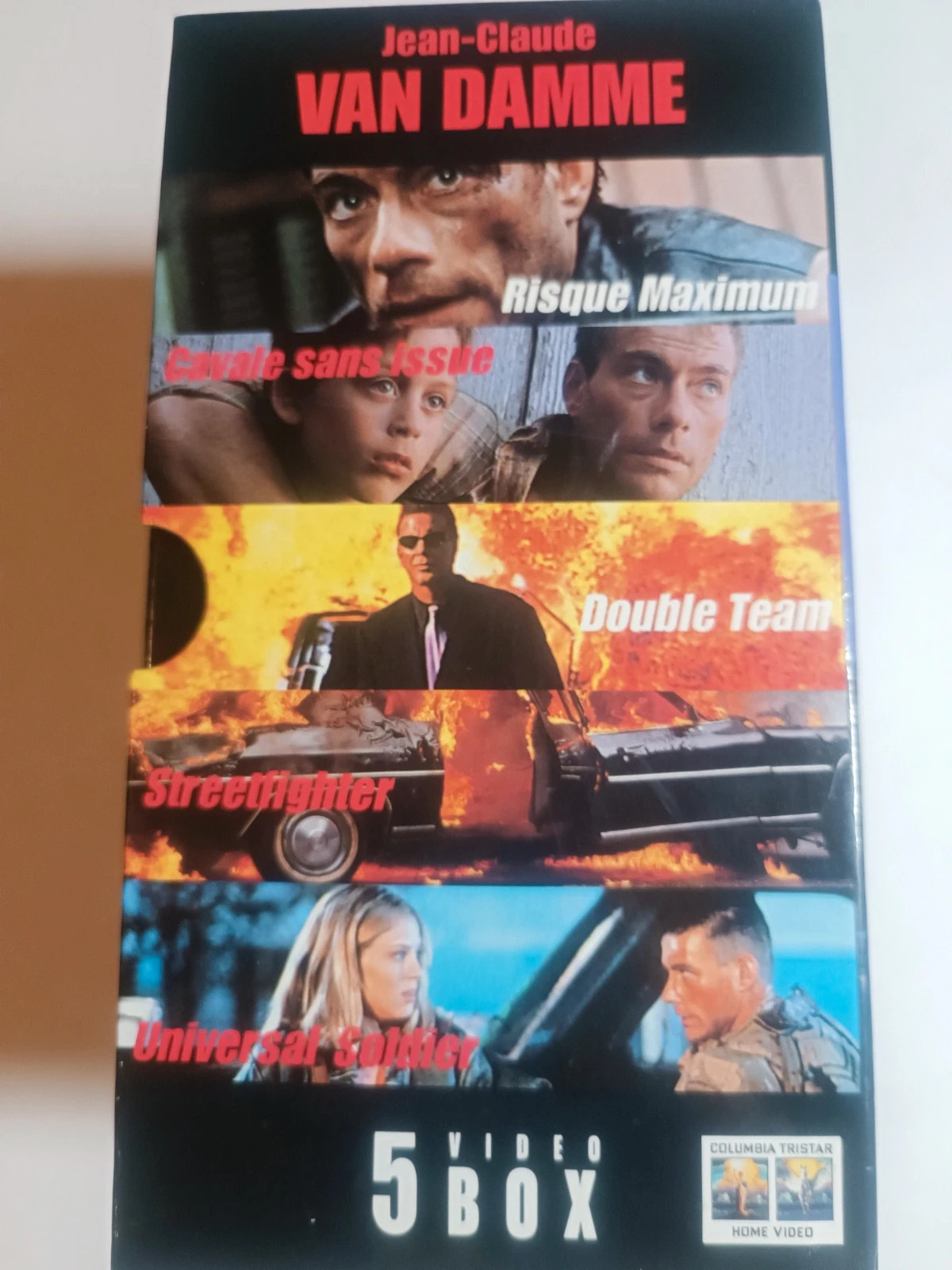 Coffret de 5 VHS donc 3 sous blister Jean Claude Vandamme 4