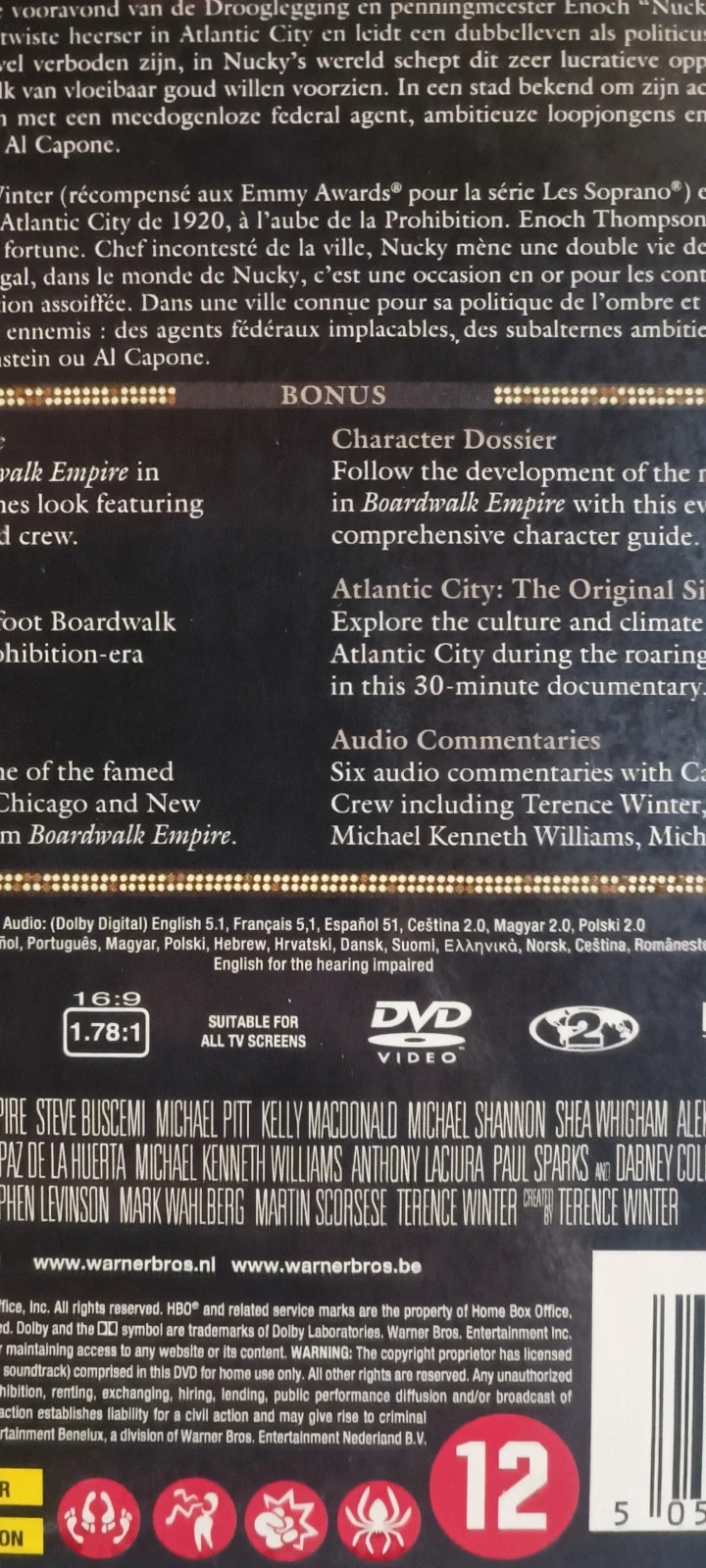 Coffret Dvd Boardwalk Empire saison 1 sous blister 4