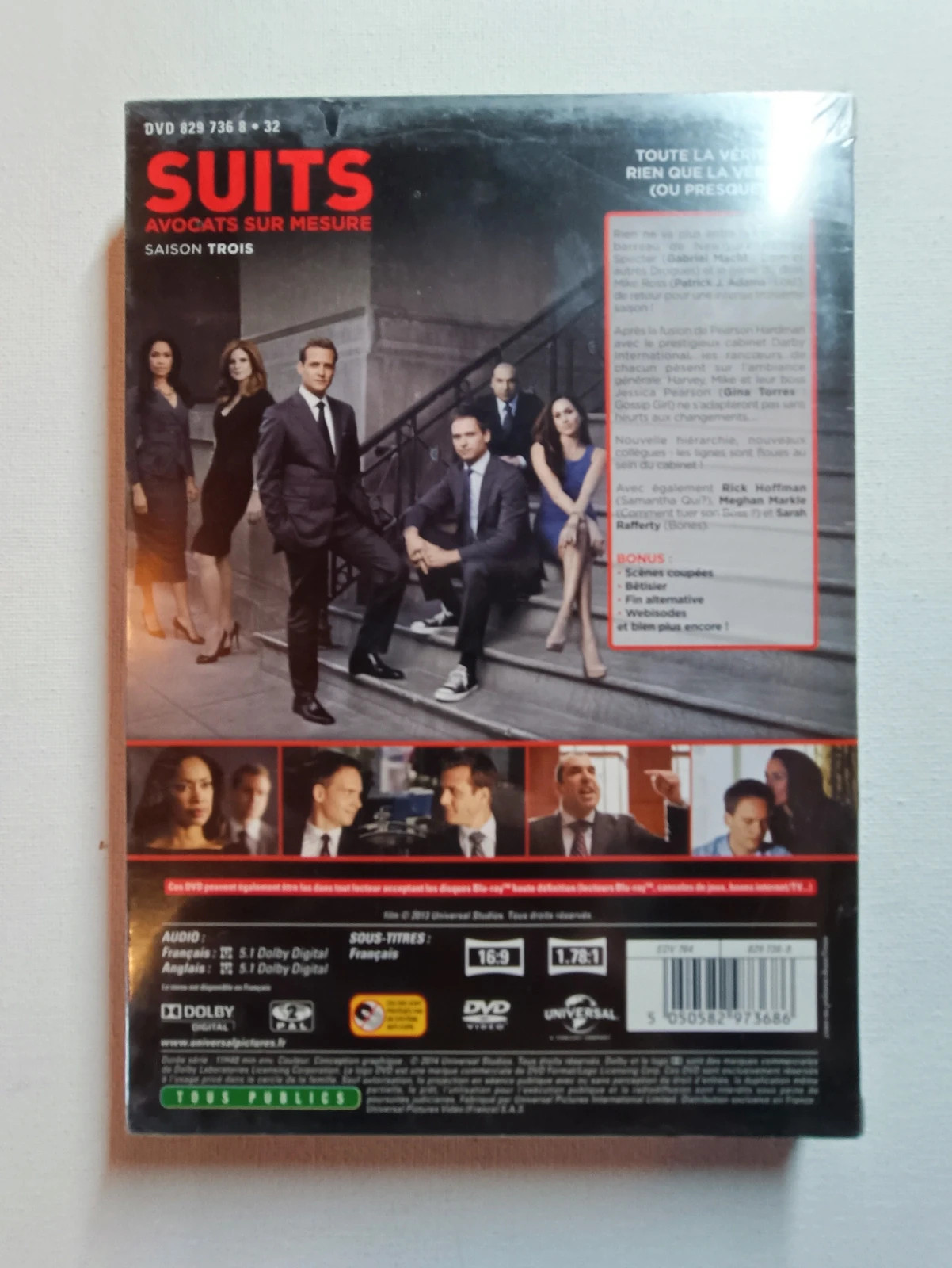 coffret serie suits saison 3 sous blister 2