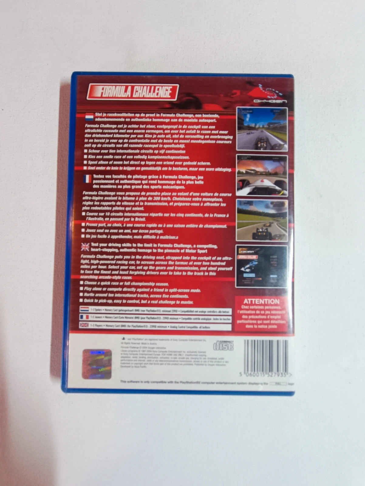 Jeu Formula Challenge pour PS2 2