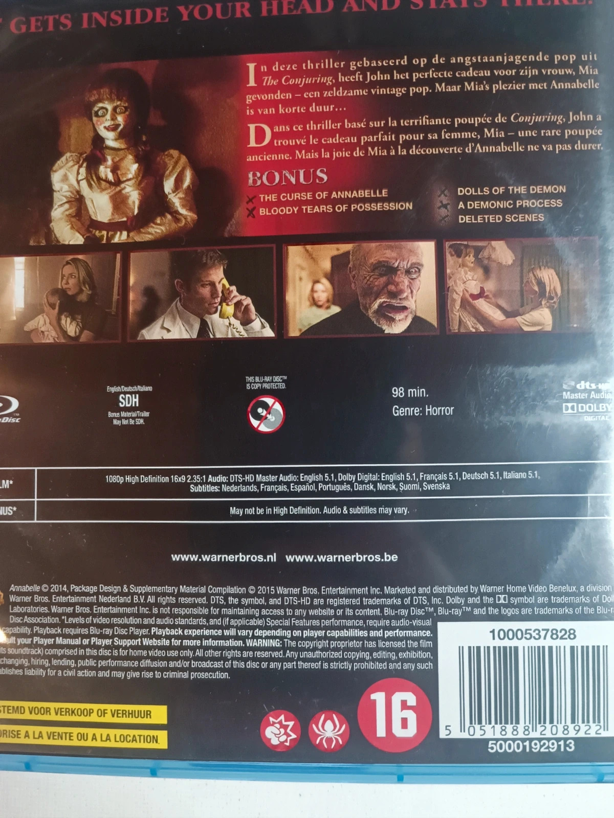 Blu-ray Annabelle 3