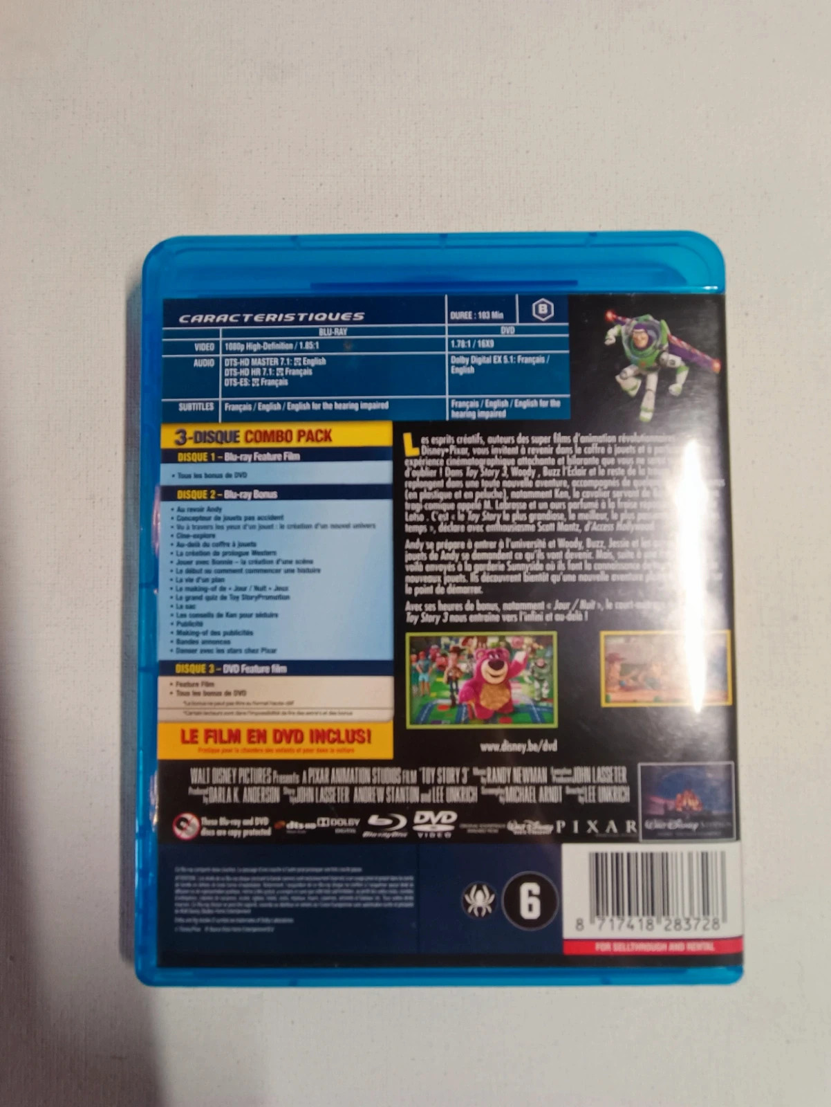 Blu-ray Toy Story 3 édition 3 disc 3
