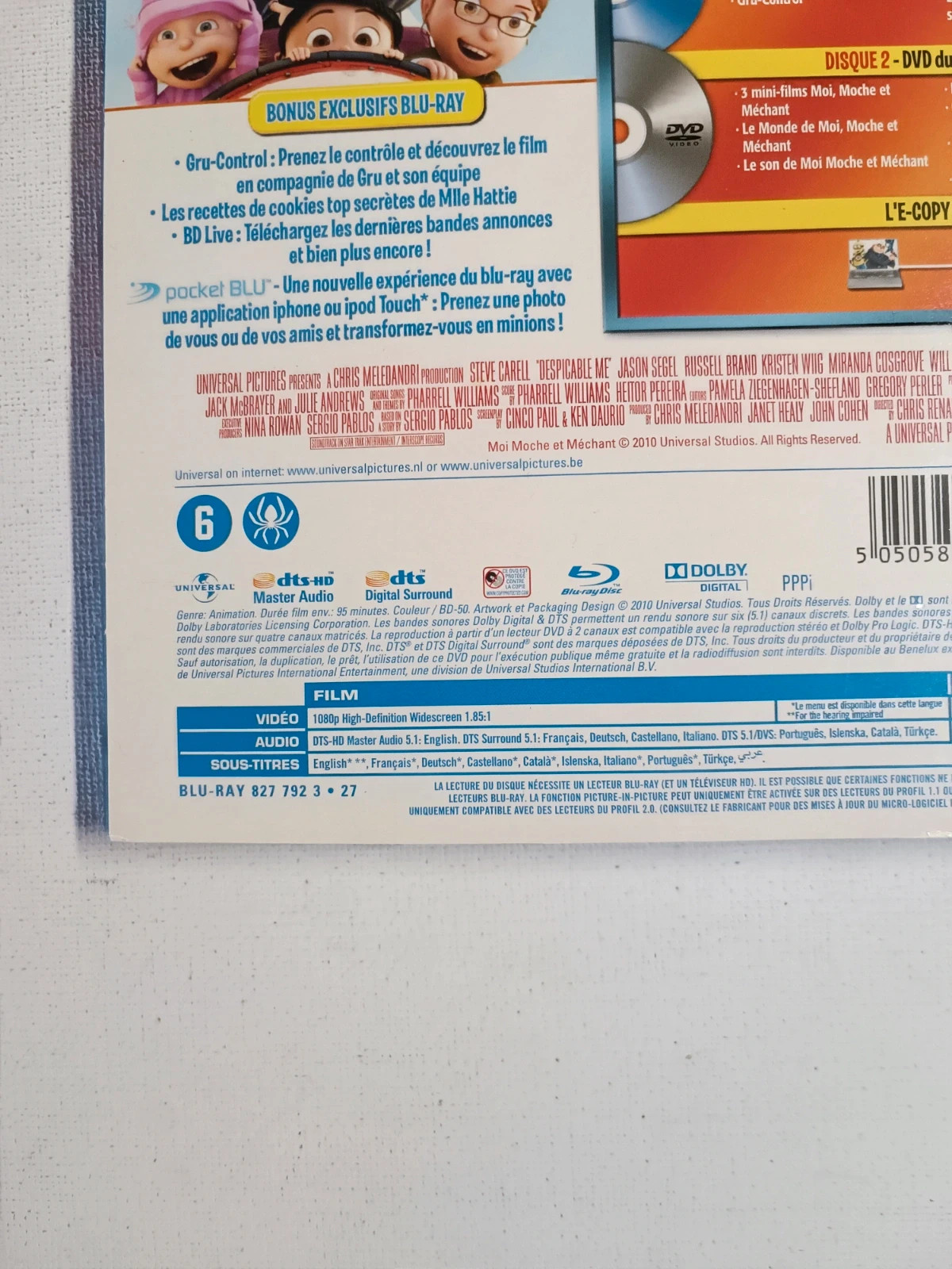 Blu-ray+Dvd Moi Moche et Méchant 5