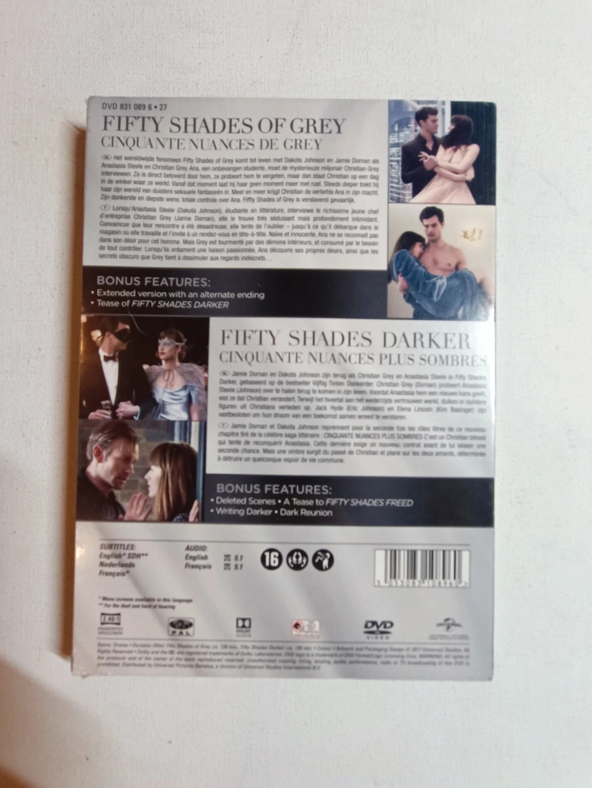 2 dvd en 1 cinquante nuances sous blister 2