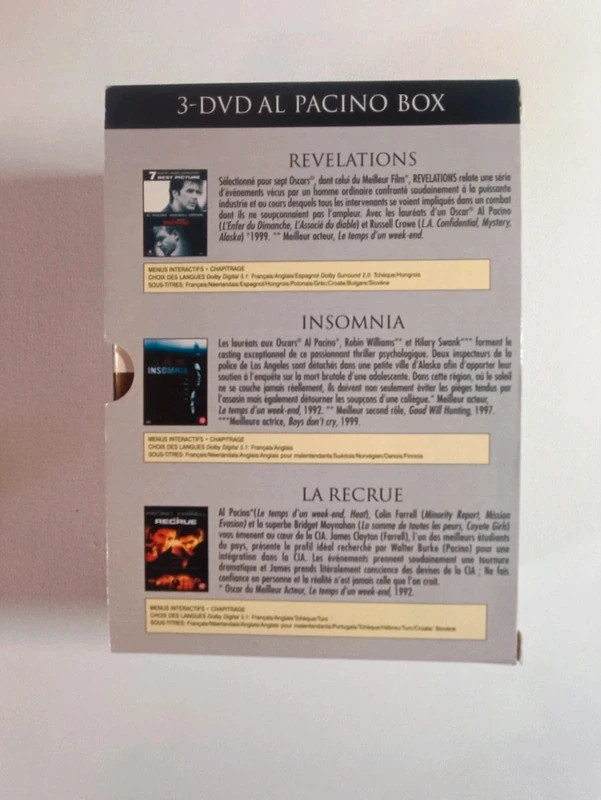 Coffret Dvd Al Pacino 3 filmes 2