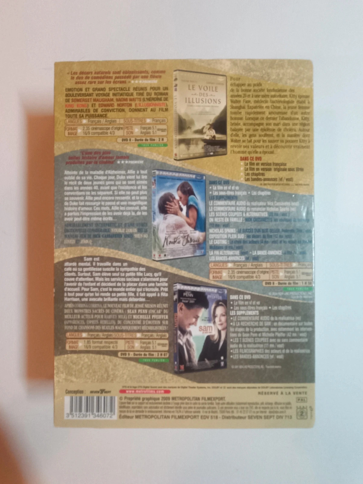 Coffret de 3 Dvd Emotion 2