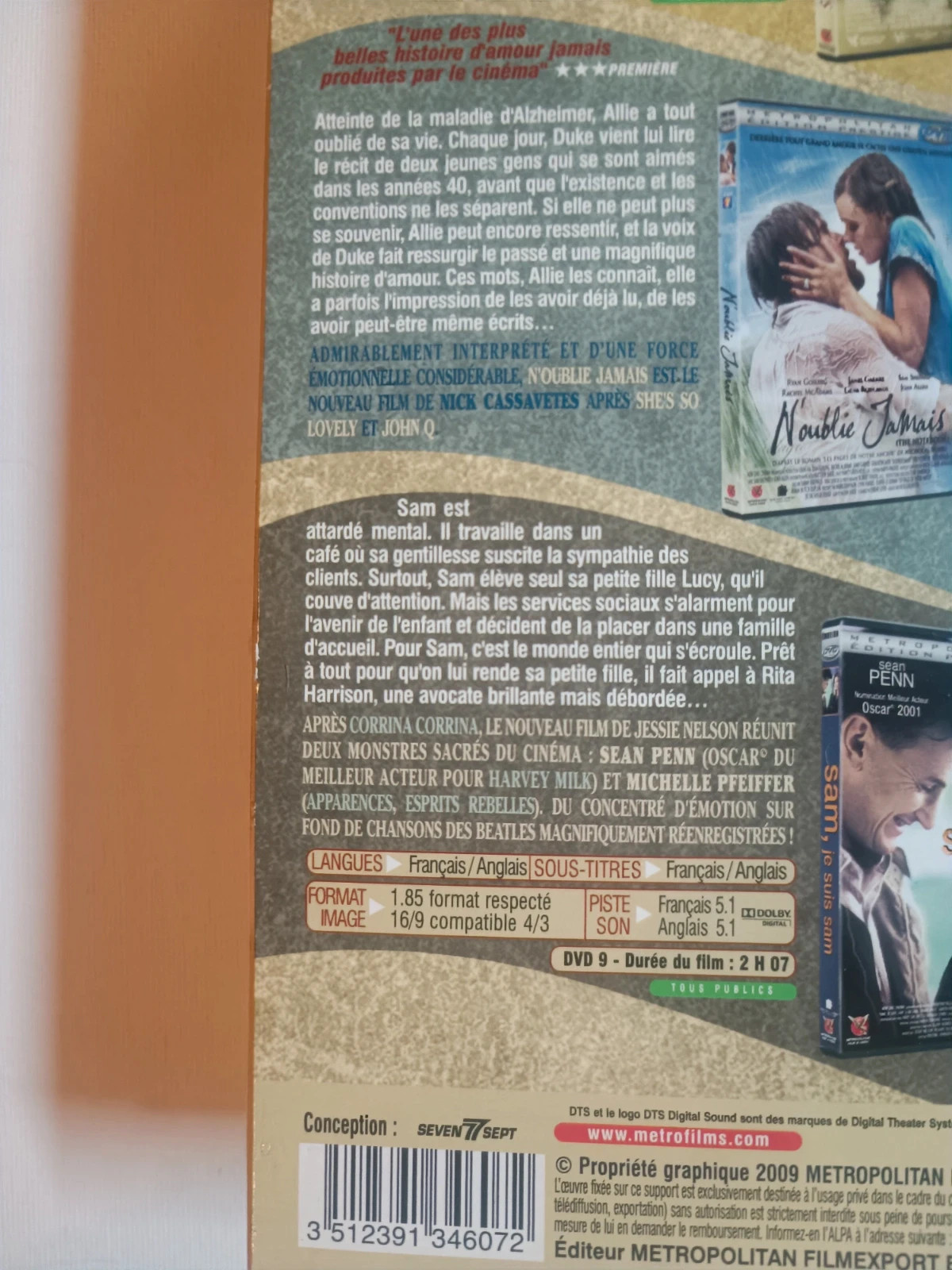 Coffret de 3 Dvd Emotion 5