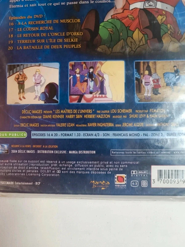 Dvd Les Maitres de L'univers aventure 4 sous blister 3