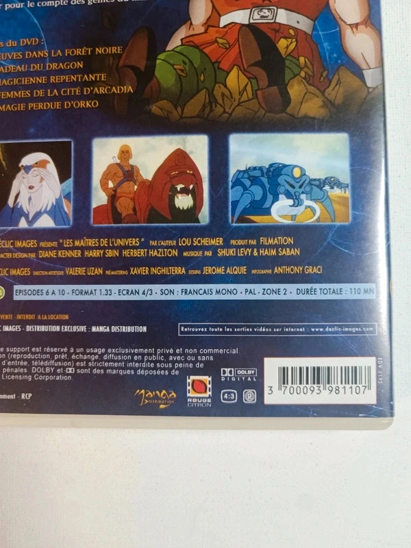 Dvd Les Maitre de L'univers aventure 2 3