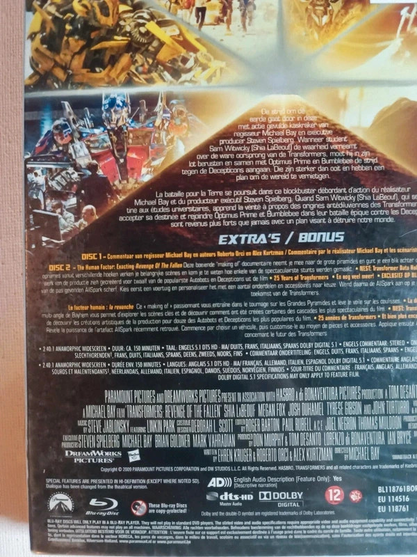 Blu-ray Transformers sous blister 3