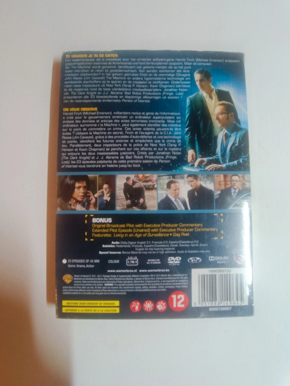 Coffret Dvd Person of interest saison 1 sous blister 2