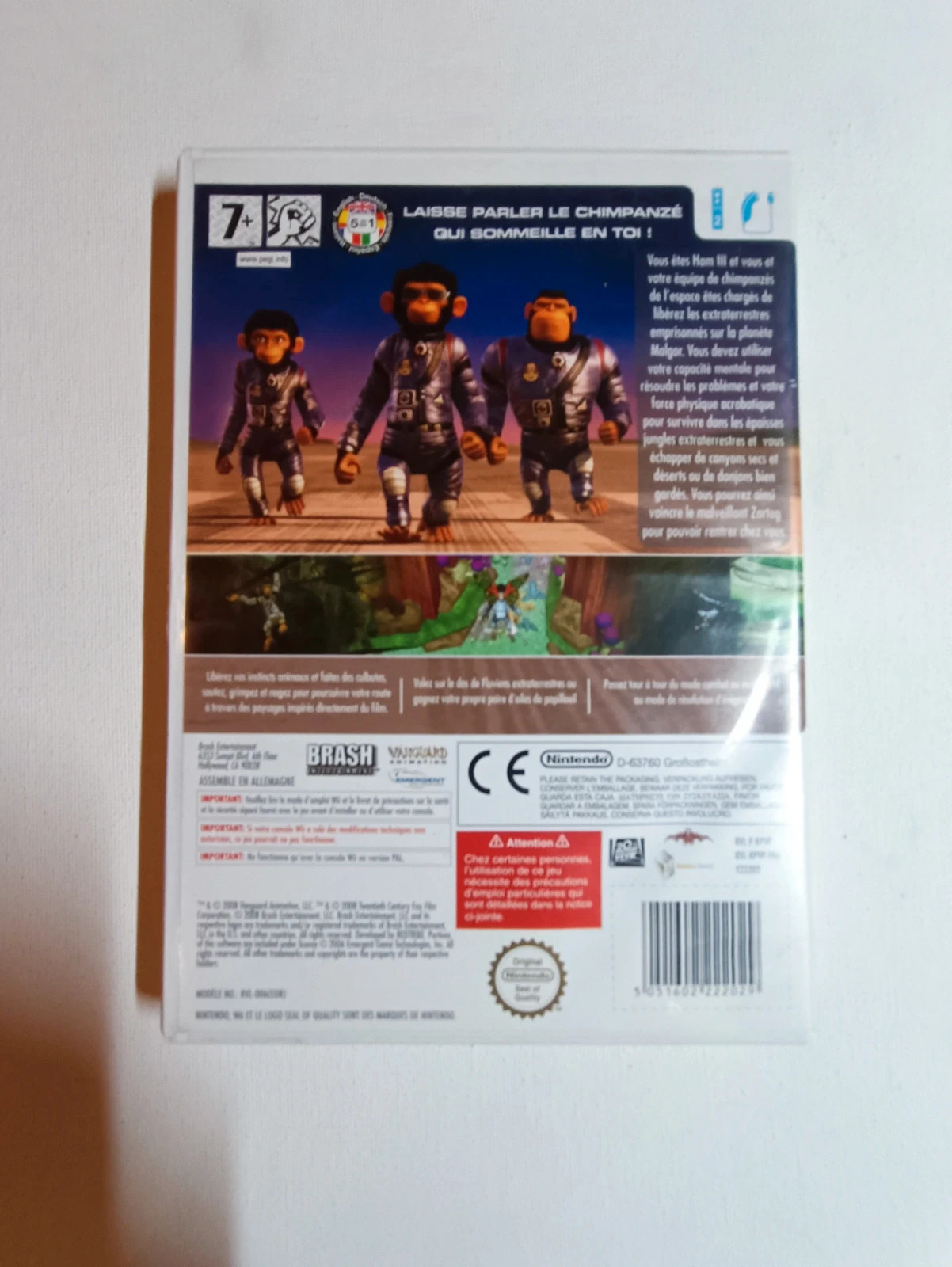 Jeu Les Chimpanzés de l'espace pour Wii 2