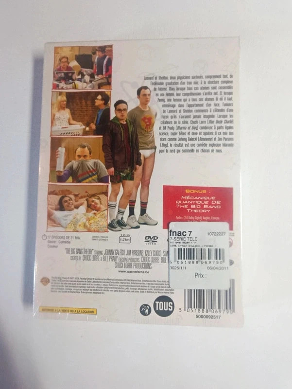 Coffret Dvd The Big Bang Theory sous blister 4